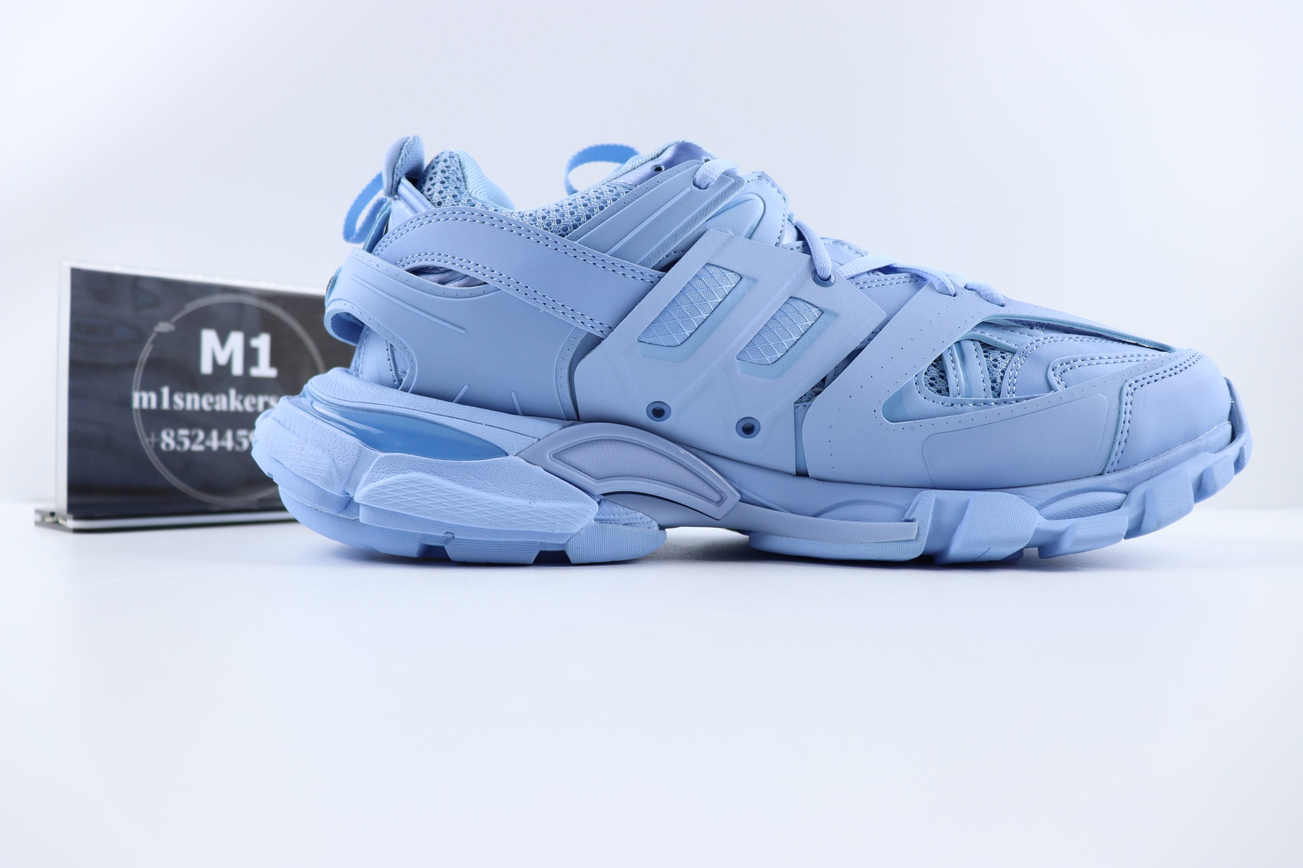 Balenciag* TRACK metallic sneakers