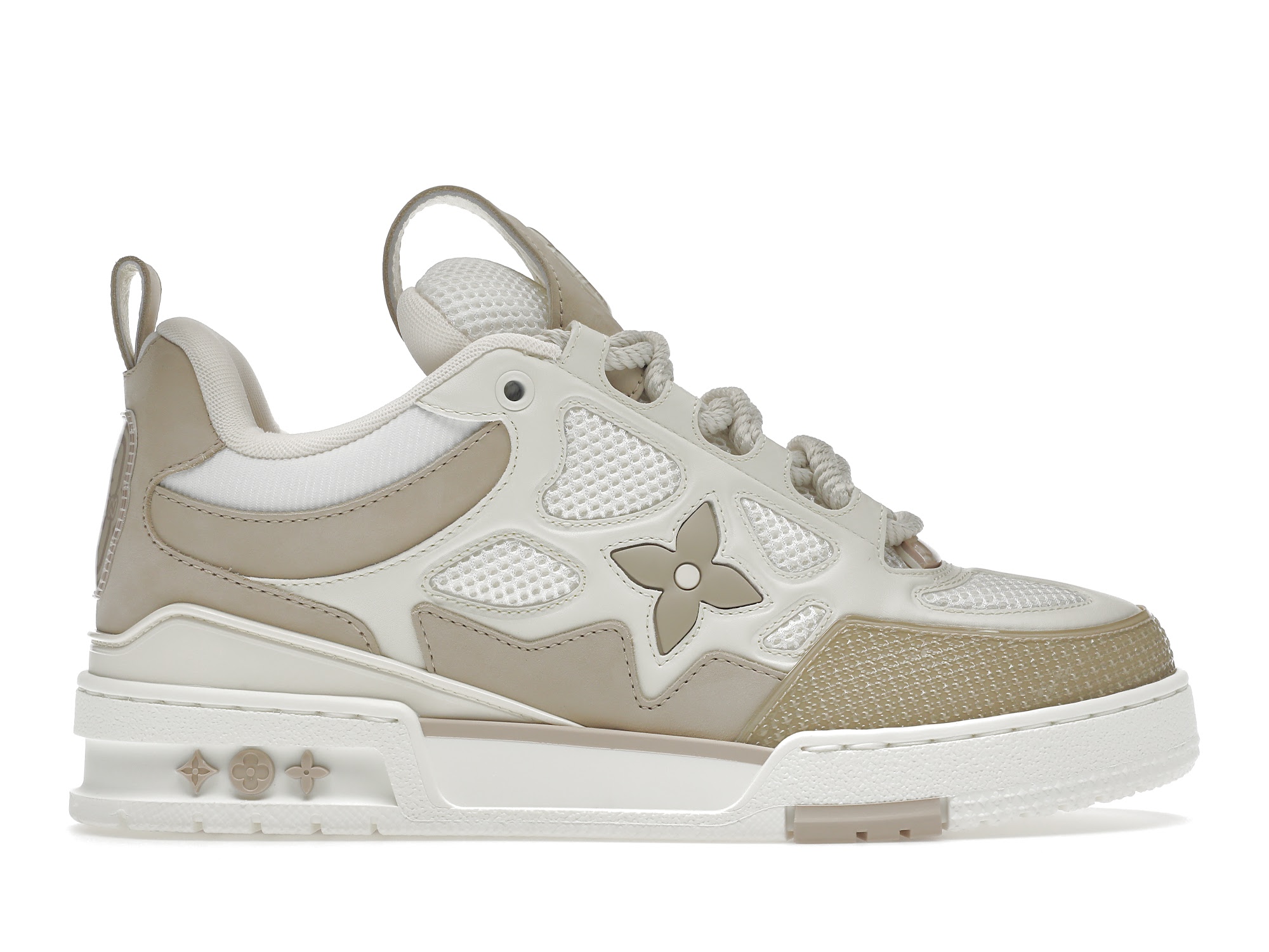 l*uis V*t*n skate sneaker beige white